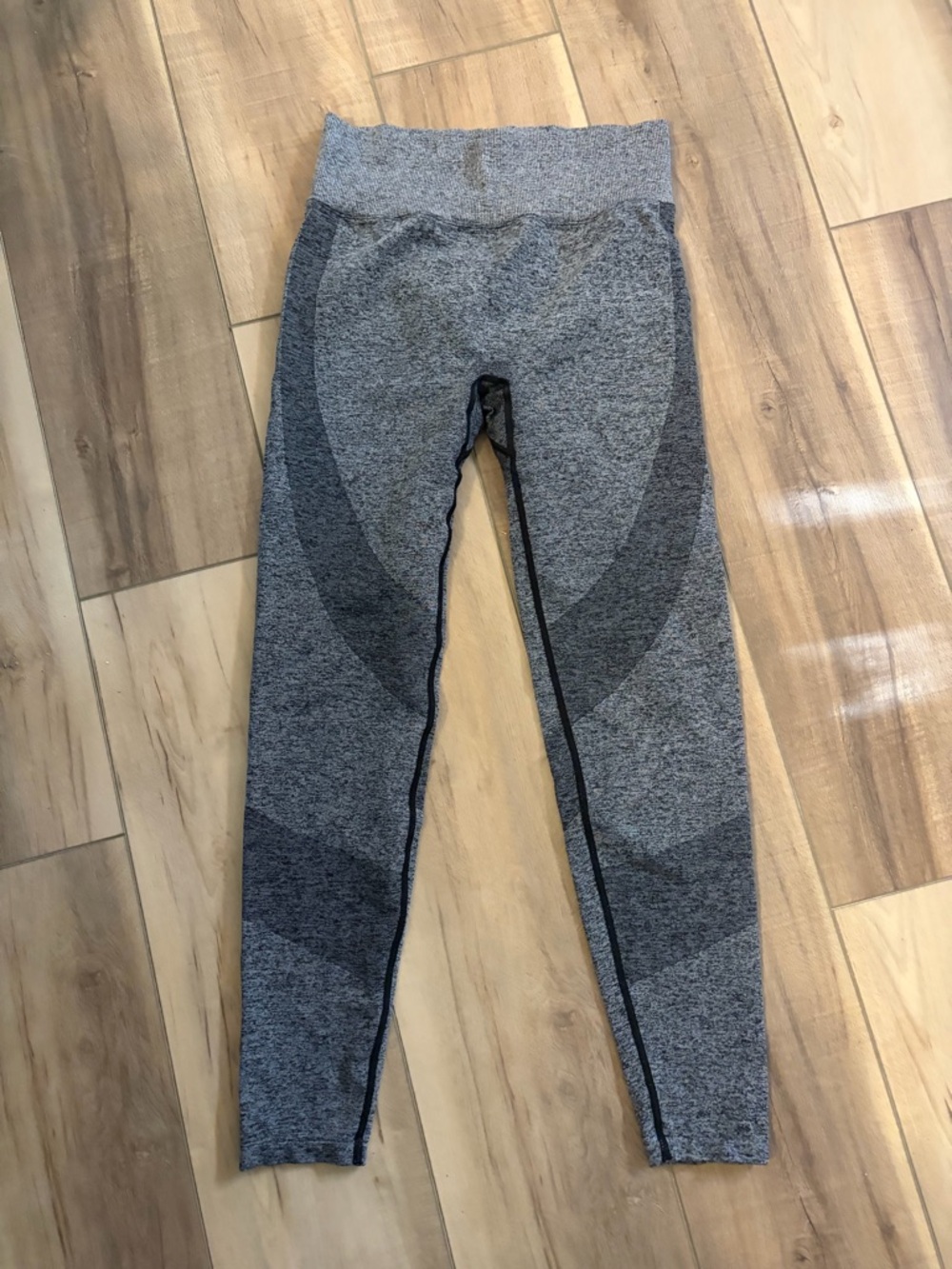 Pink Active Gray Seamless Performance Leggings